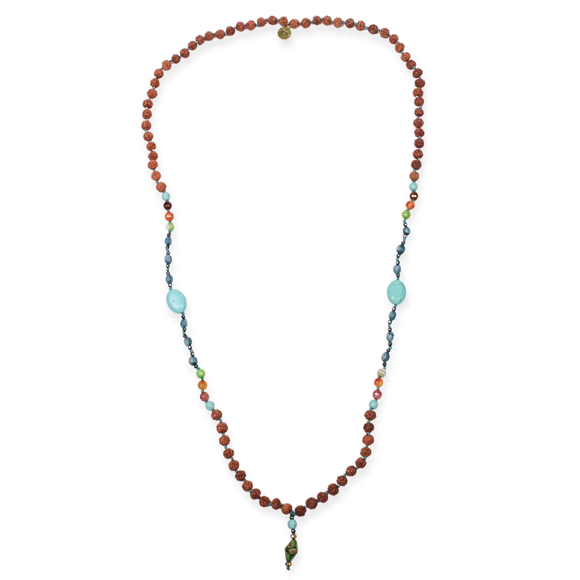 Bali Mala Necklace - Marine Blue