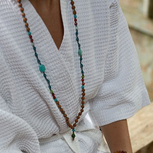 Bali Mala Necklace - Marine Blue