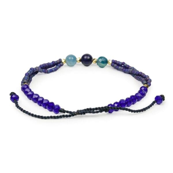 Third Eye Beaded Bracelet - Blue Turquoise