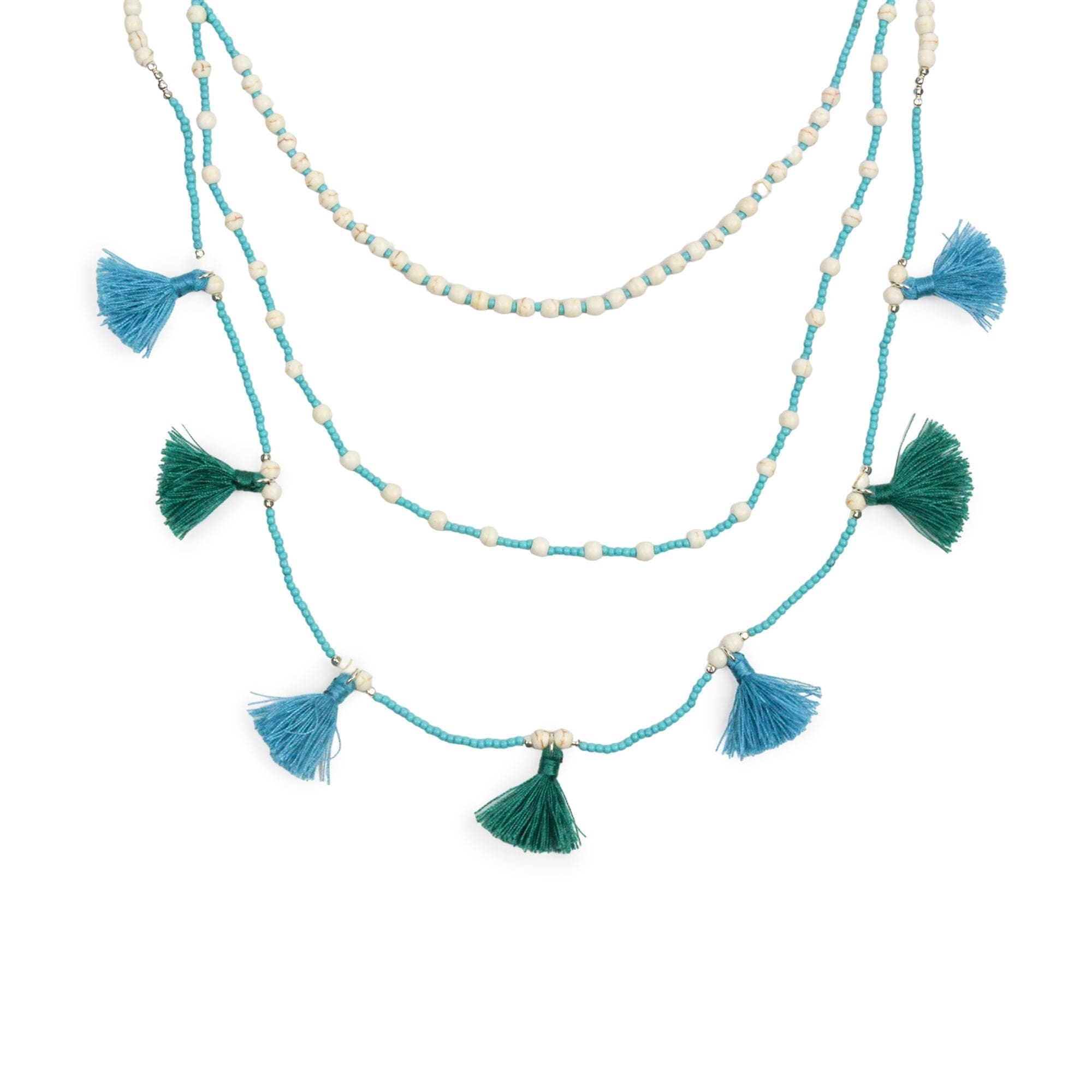 Bali Garland Necklace - Turquoise - Love Is Project
