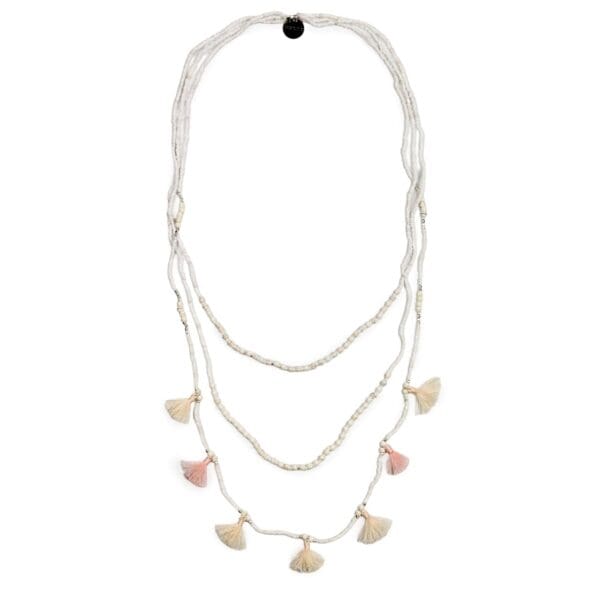 Bali Garland Necklace - White