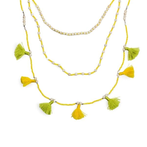 Bali Garland Necklace - Yellow