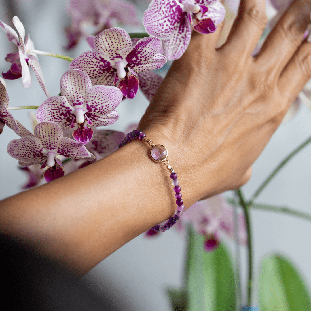 Amethyst Stone Bracelet - Love Is Project