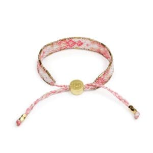 Bali Friendship Bracelet - Sherbet Peach