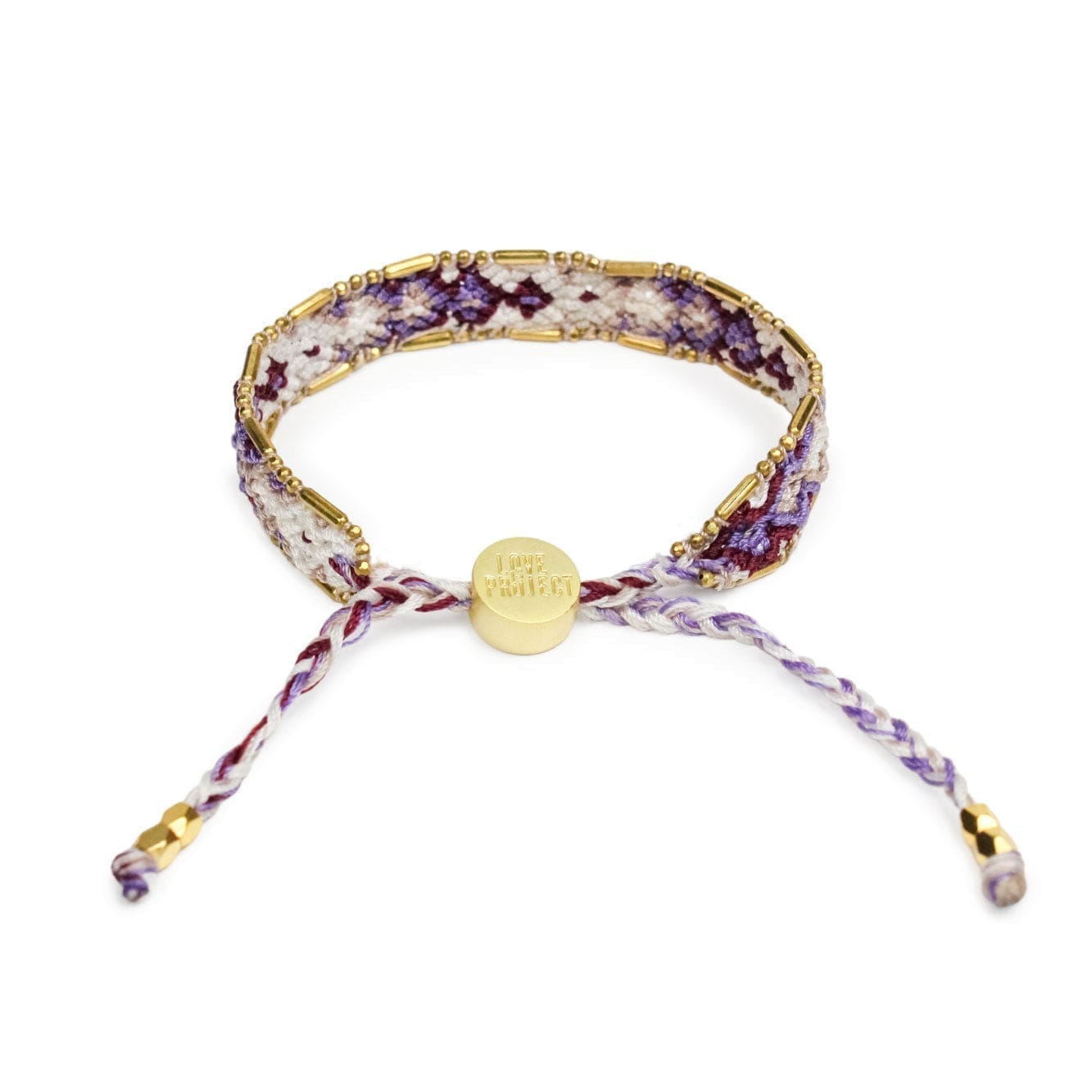 Bali Friendship Bracelet - Sherbet Plum - Love Is Project